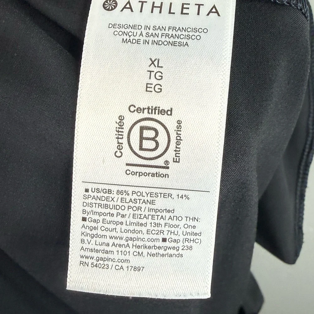 Athleta Women's Stratosphere High Rise Wide Leg Black Pants Size XL - Picture 9 of 13